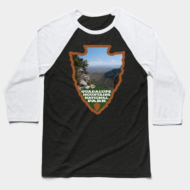 Guadalupe Mountains National Park arrowhead Baseball T-Shirt by nylebuss